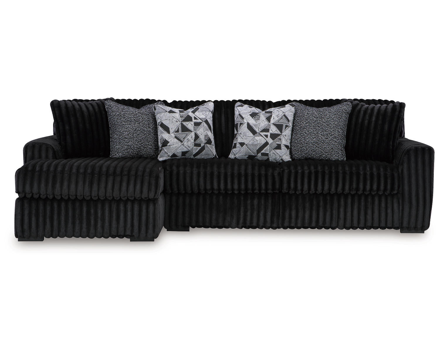 Midnight-Madness 2-Piece Sectional Sofa with Chaise