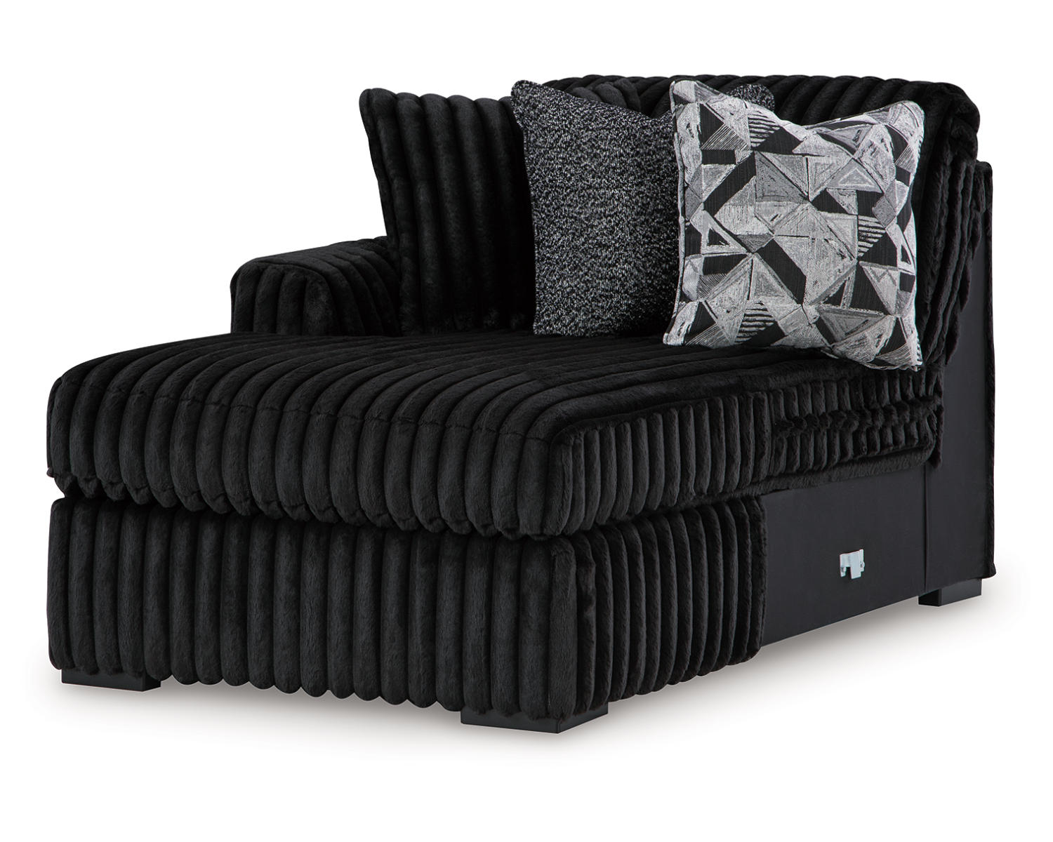 Midnight-Madness 4-Piece Sectional and Ottoman