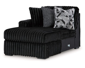 Midnight-Madness 4-Piece Sectional and Ottoman