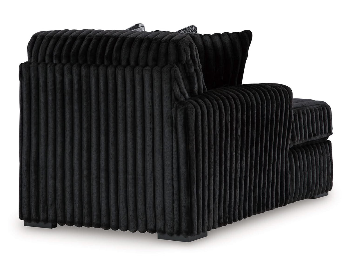 Midnight-Madness Left-Arm Facing Corner Chaise