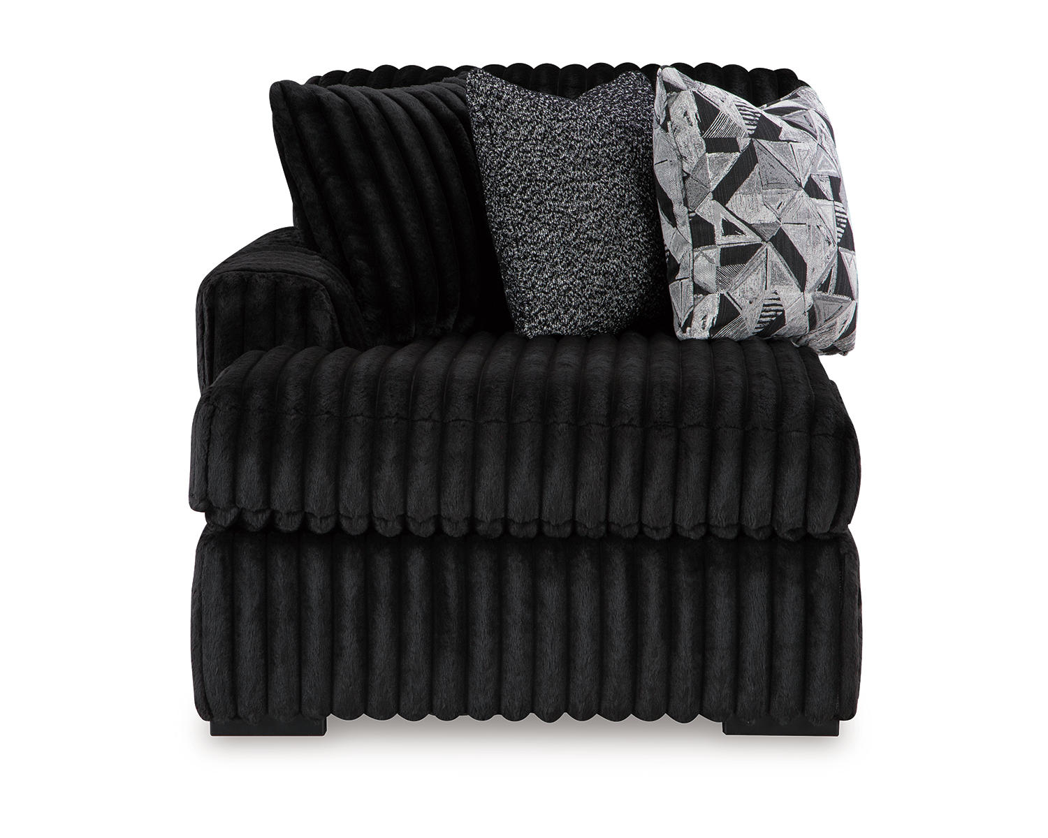 Midnight-Madness 4-Piece Sectional and Ottoman