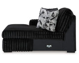 Midnight-Madness Left-Arm Facing Corner Chaise