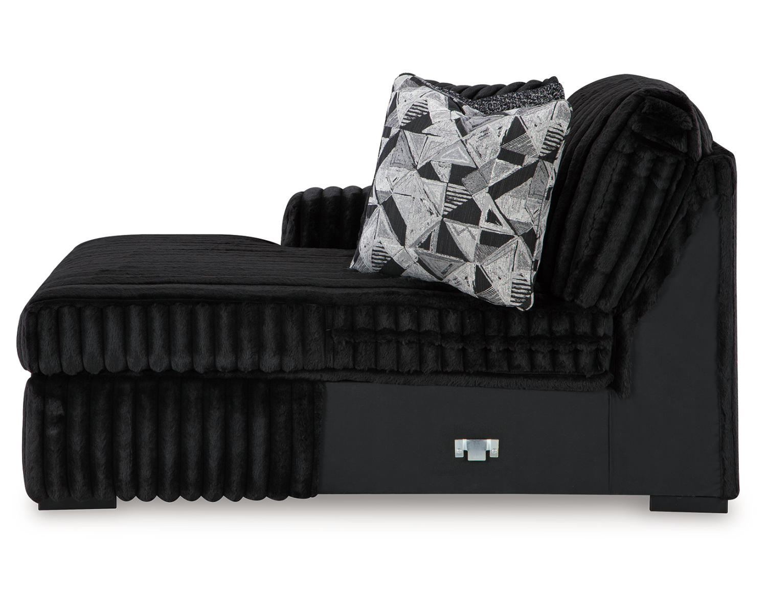 Midnight-Madness 4-Piece Sectional and Ottoman