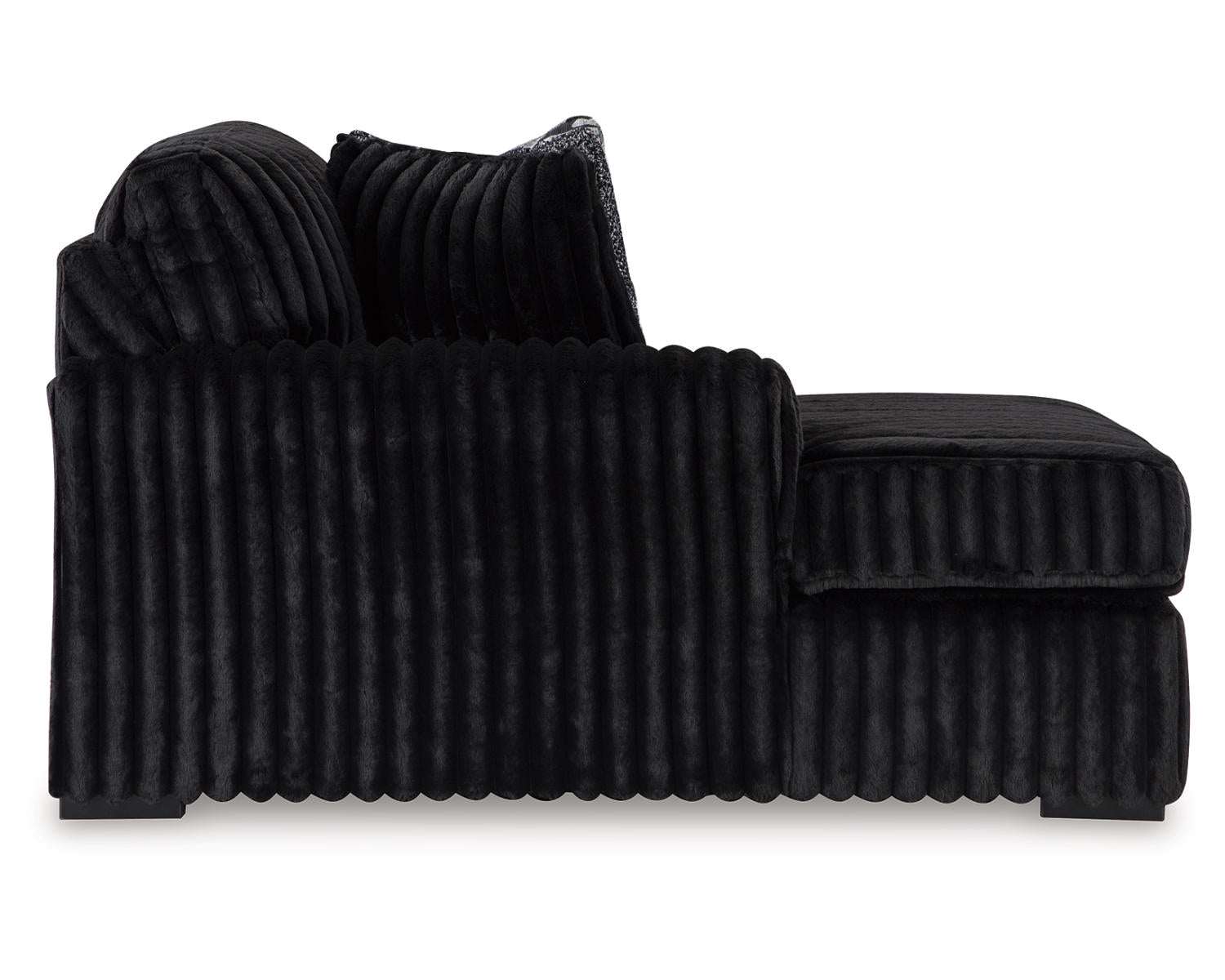 Midnight-Madness 4-Piece Sectional and Ottoman