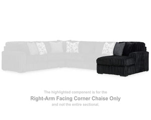 Midnight-Madness Right-Arm Facing Corner Chaise