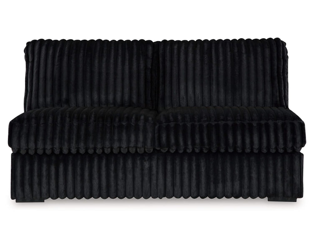 Midnight-Madness 4-Piece Sectional and Ottoman
