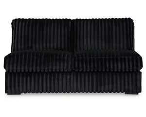Midnight-Madness 4-Piece Sectional and Ottoman