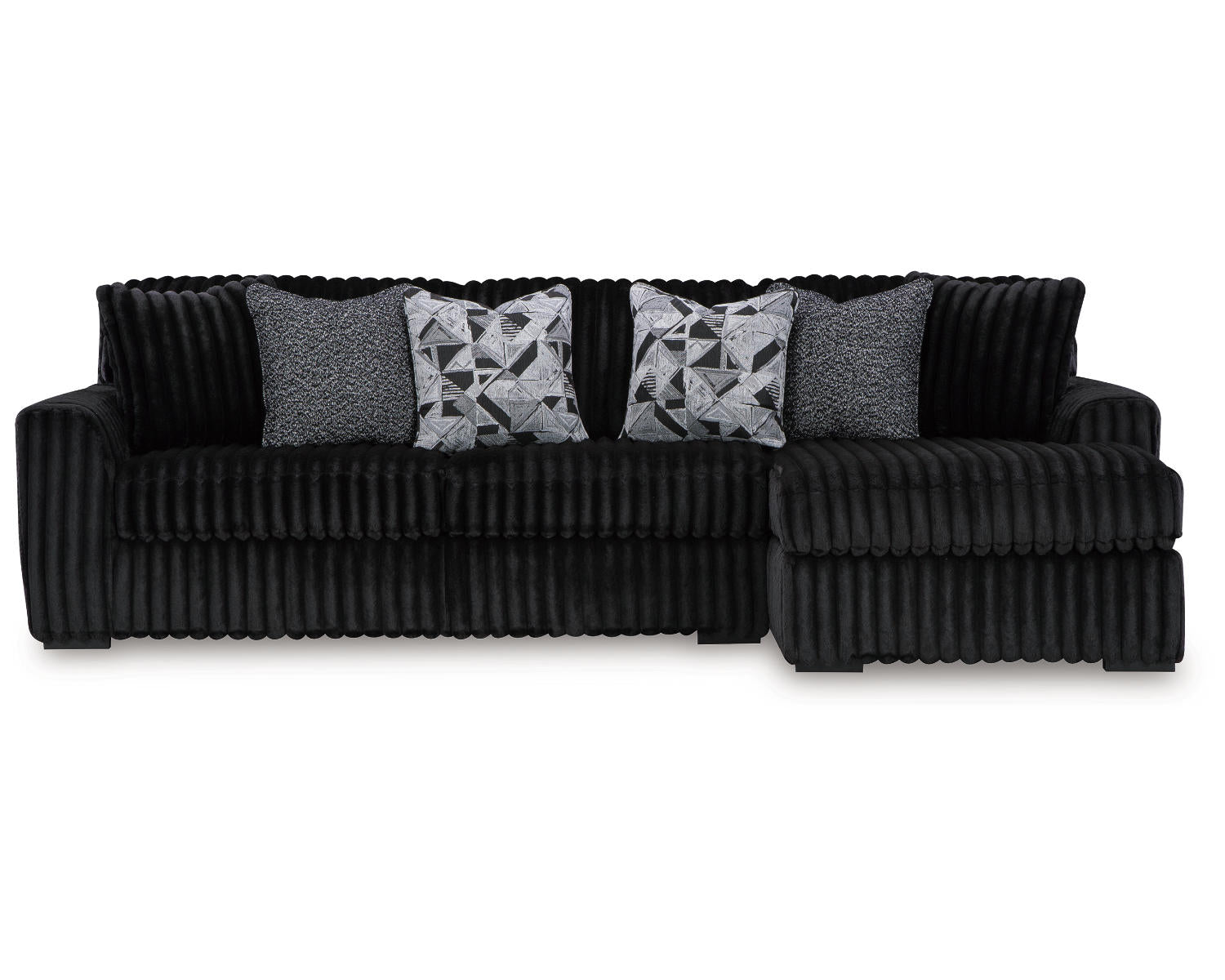 Midnight-Madness 2-Piece Sectional Sofa with Chaise