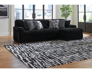 Midnight-Madness 2-Piece Sectional Sofa with Chaise