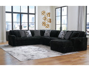 Midnight-Madness 4-Piece Sectional with Chaise