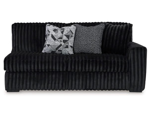 Midnight-Madness 4-Piece Sectional and Ottoman