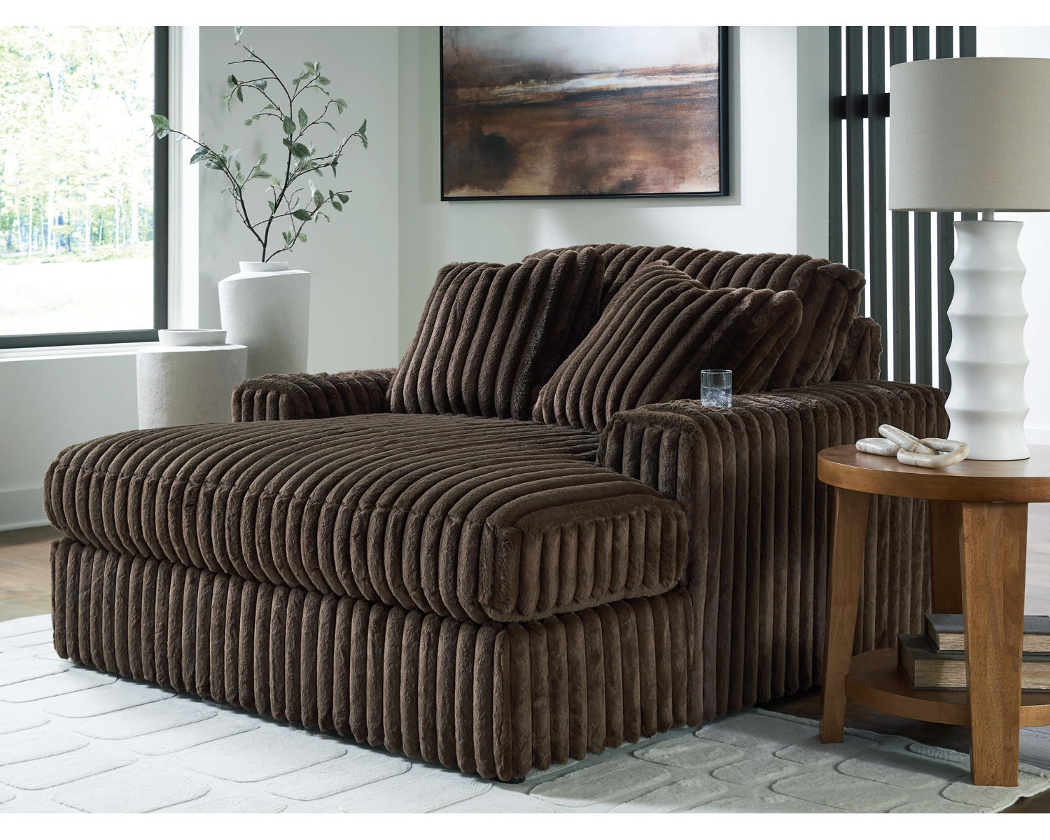 Midnight-Madness Oversized Chaise