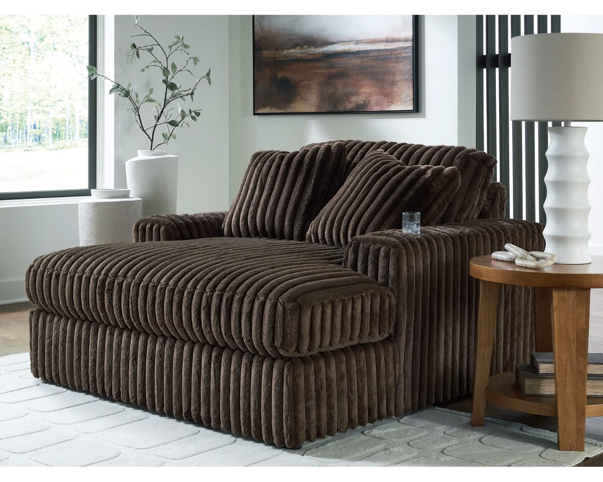 Midnight-Madness Oversized Chaise