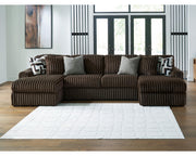 Midnight-Madness 3-Piece Sectional with Chaise