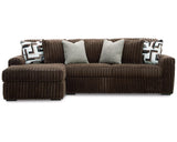 Sofá seccional de dos piezas con chaise longue Midnight-Madness