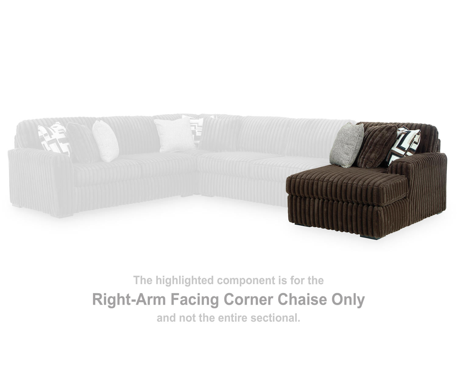 Midnight-Madness Right-Arm Facing Corner Chaise