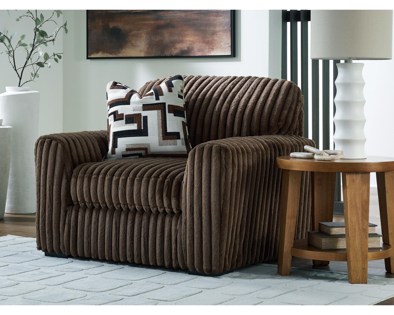 Midnight-Madness Oversized Chair