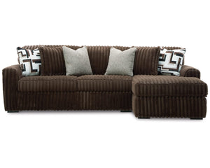 Sofá seccional de dos piezas con chaise longue Midnight-Madness