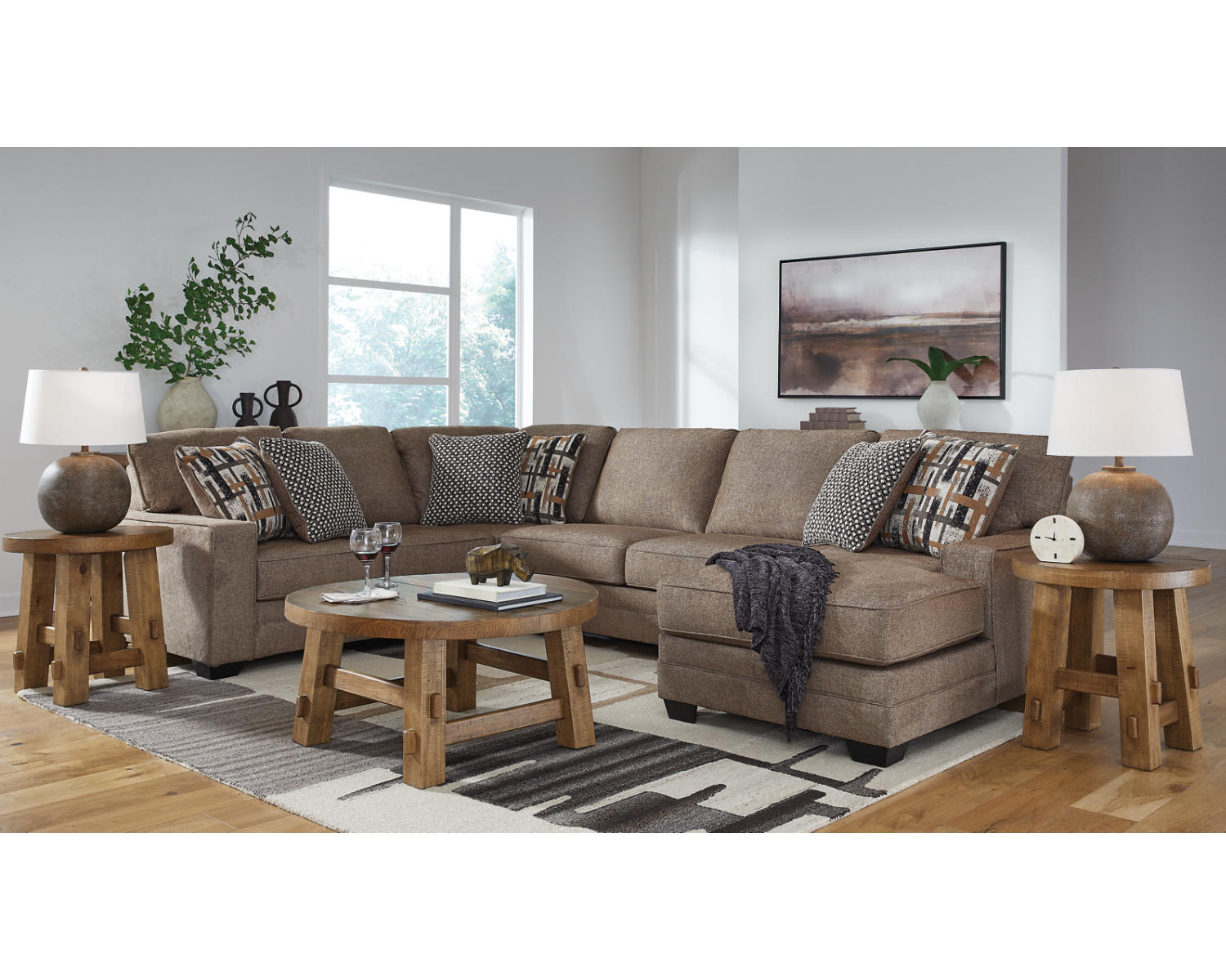 Cannonbrook 3-Piece Sectional with Chaise