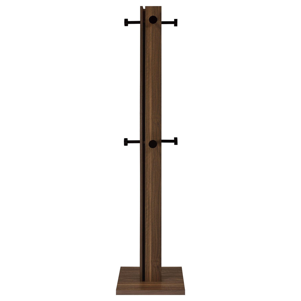 Rikkie Engineered Wood Coat Rack Walnut