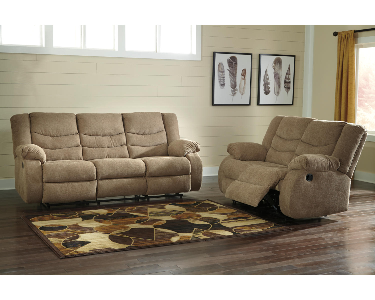 Tulen Reclining Sofa and Loveseat