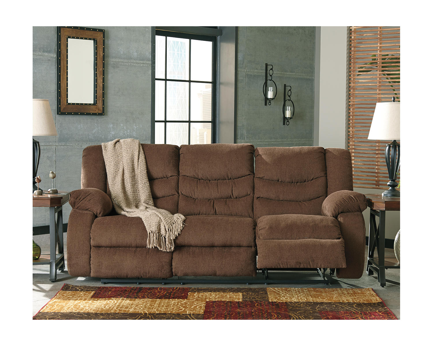 Tulen Reclining Sofa with Recliner