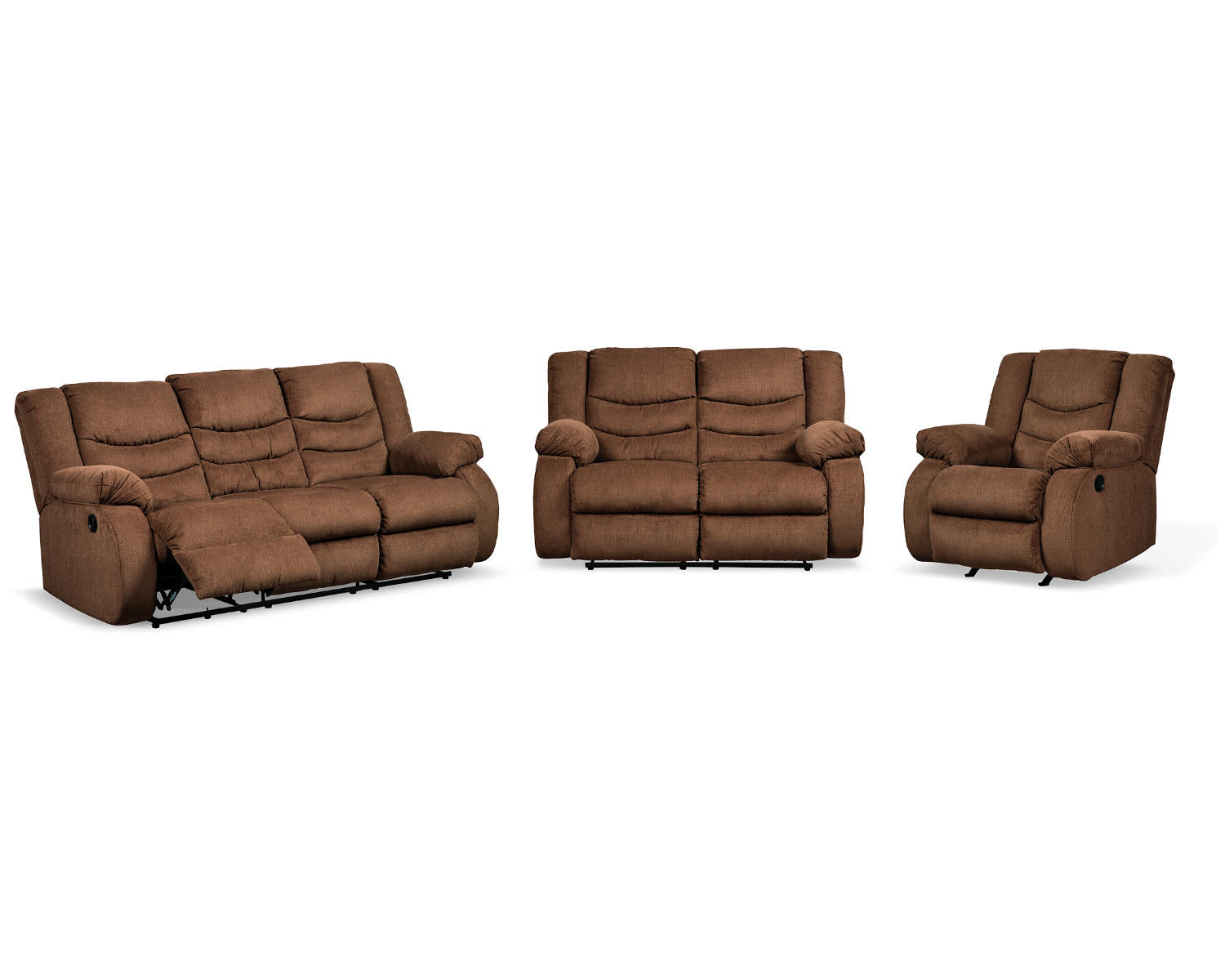 Tulen Reclining Sofa, Loveseat and Recliner
