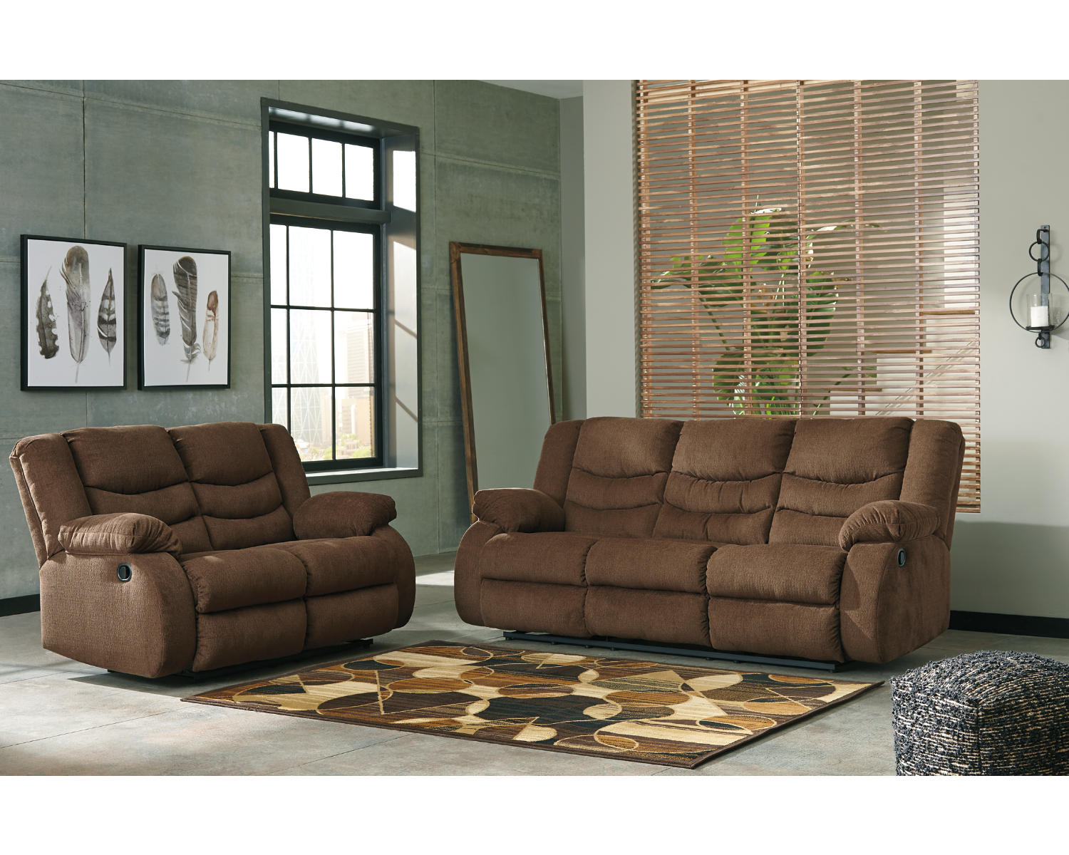Tulen Reclining Sofa and Loveseat