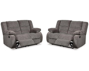 Tulen Set of 2 Reclining Loveseats