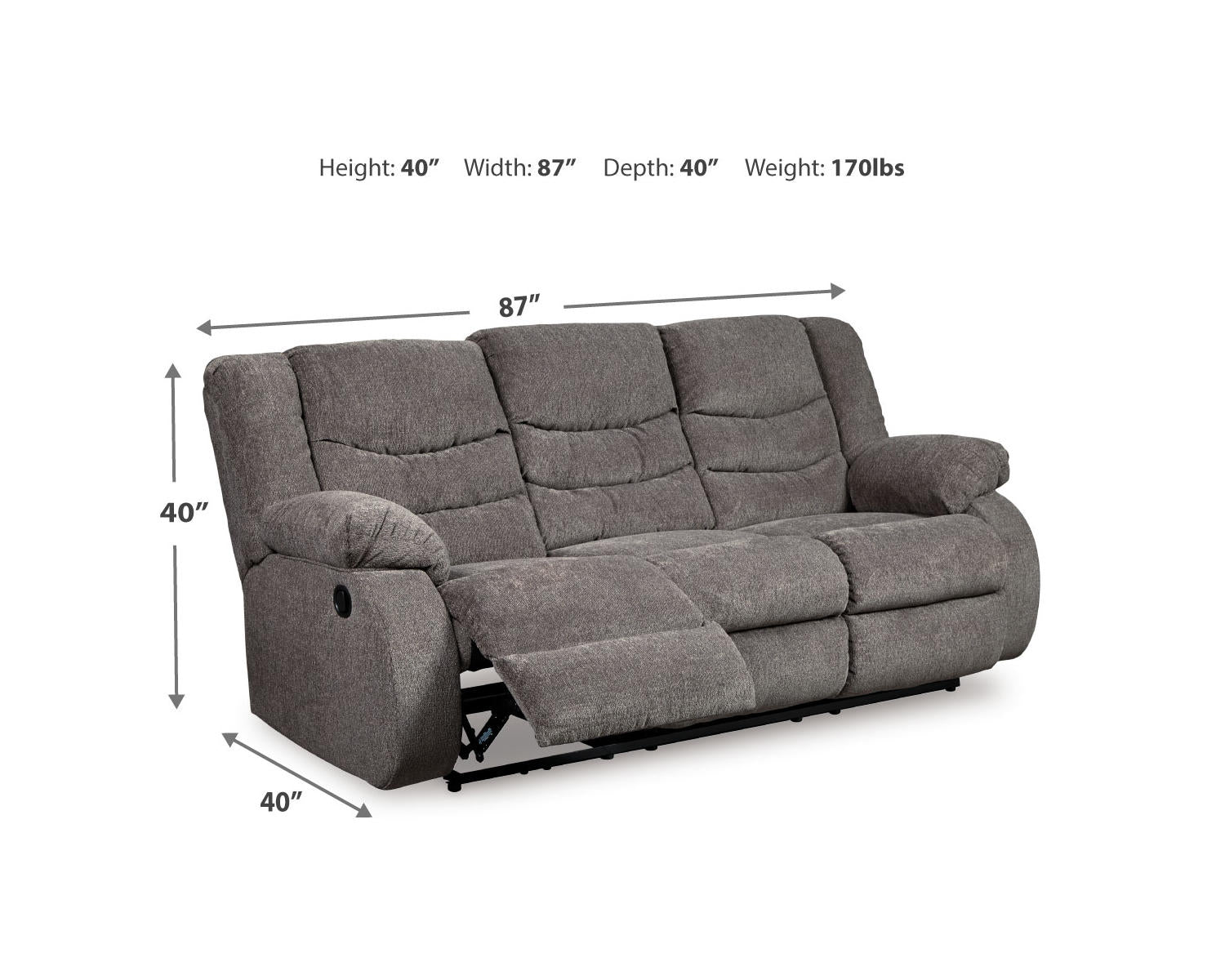 Tulen Reclining Sofa and Loveseat