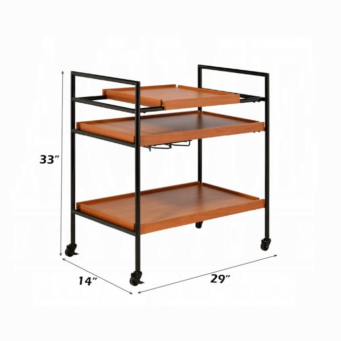 Oaken Serving Cart
