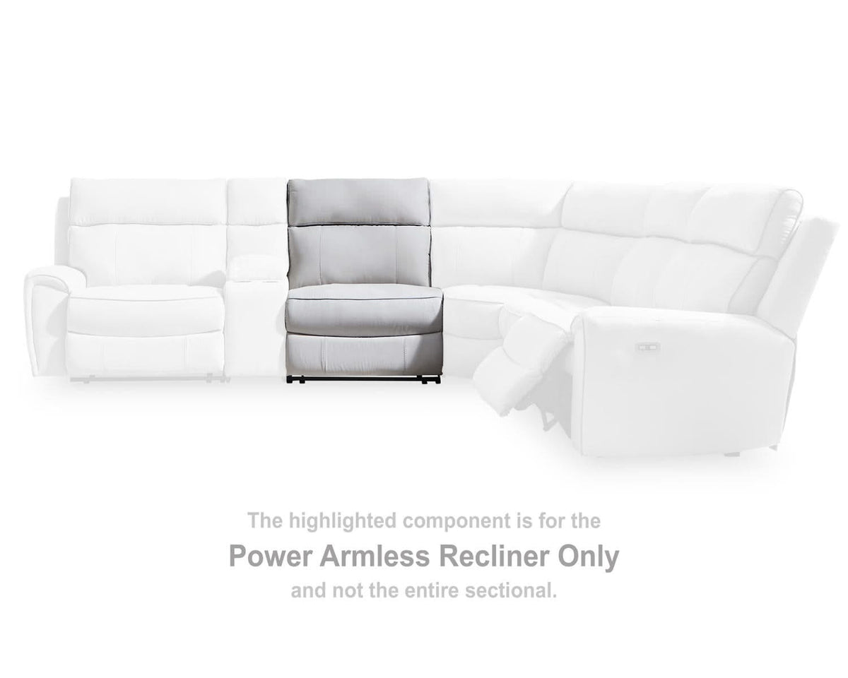 Social Pointe Power Armless Recliner