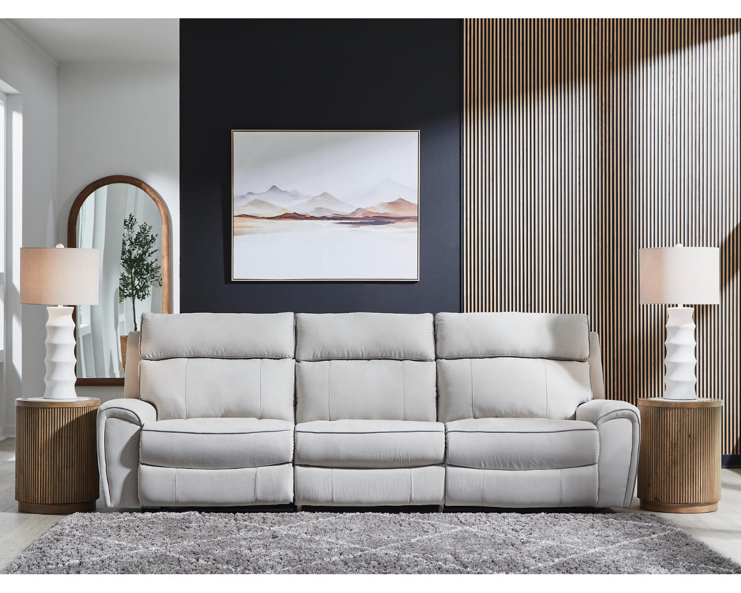 Social Pointe 3-Piece Power Reclining Sectional