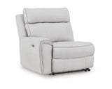Social Pointe Left-Arm Facing Power Recliner