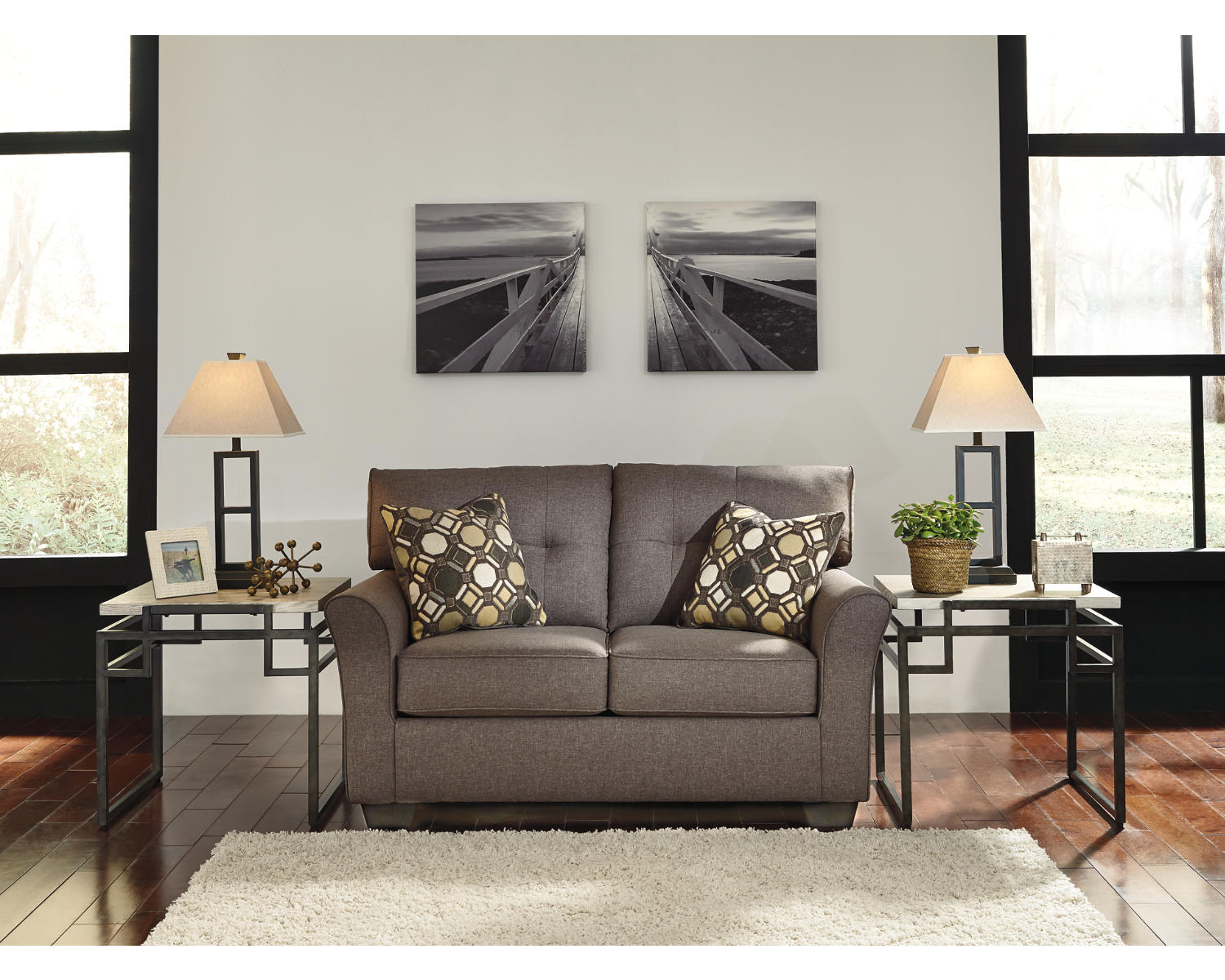 Tibbee Sofa and Loveseat