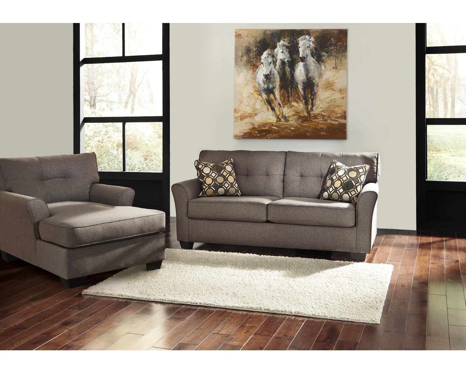 Tibbee Sofa and Chaise