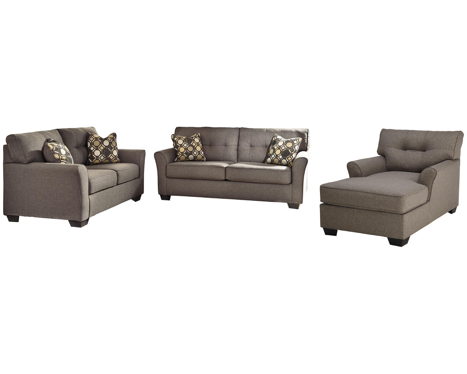 Tibbee Sofa and Loveseat with Chaise
