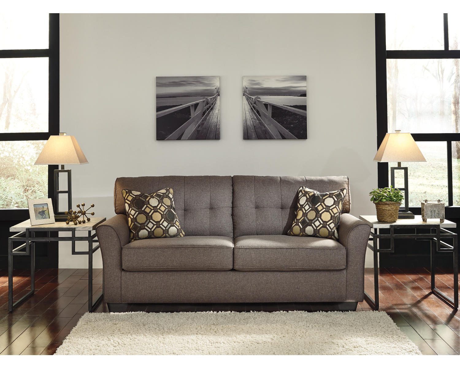 Tibbee Sofa and Chaise