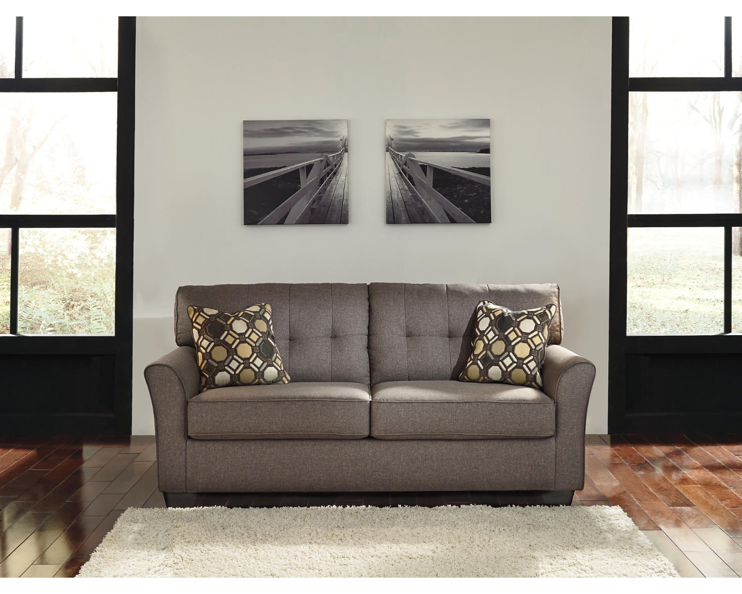 Tibbee Sofa and Loveseat with Chaise