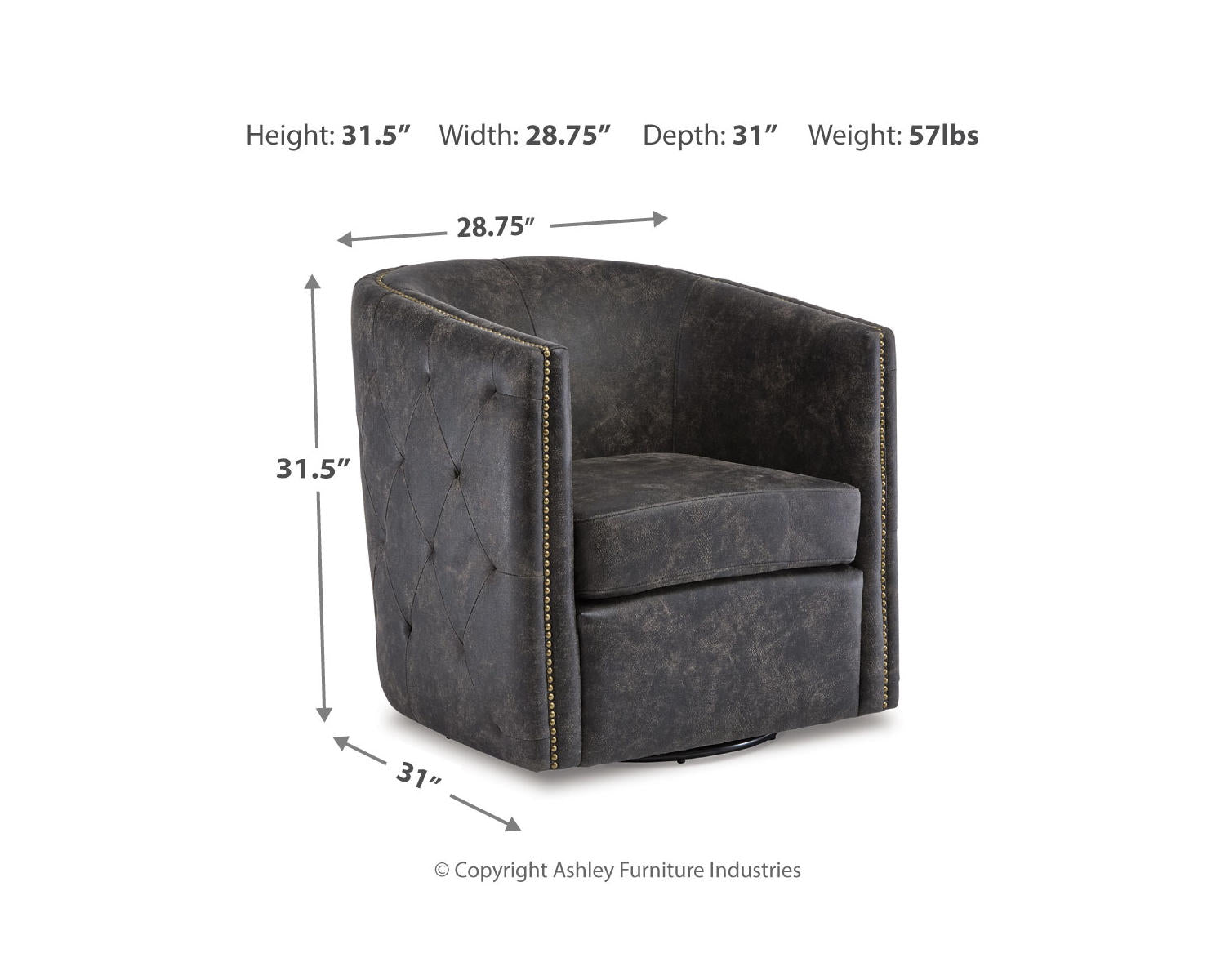 Brentlow Swivel Accent Chair