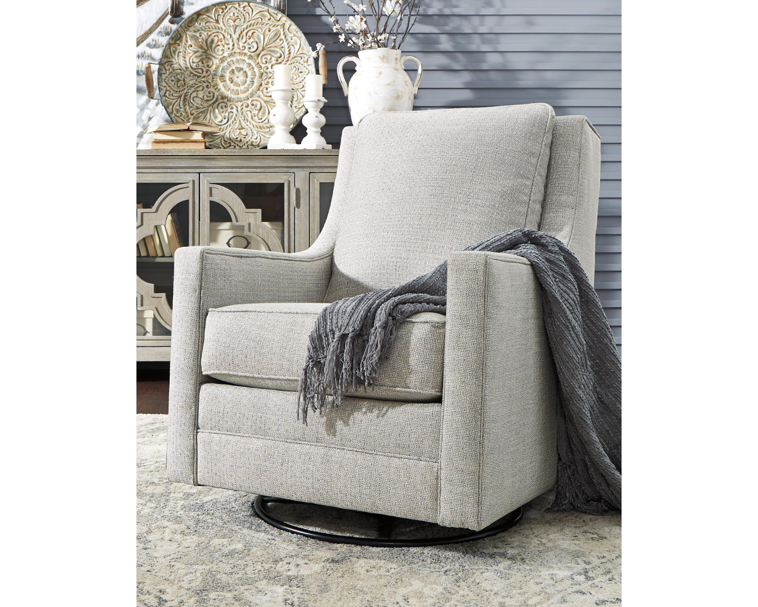 Kambria Swivel Glider Accent Chair