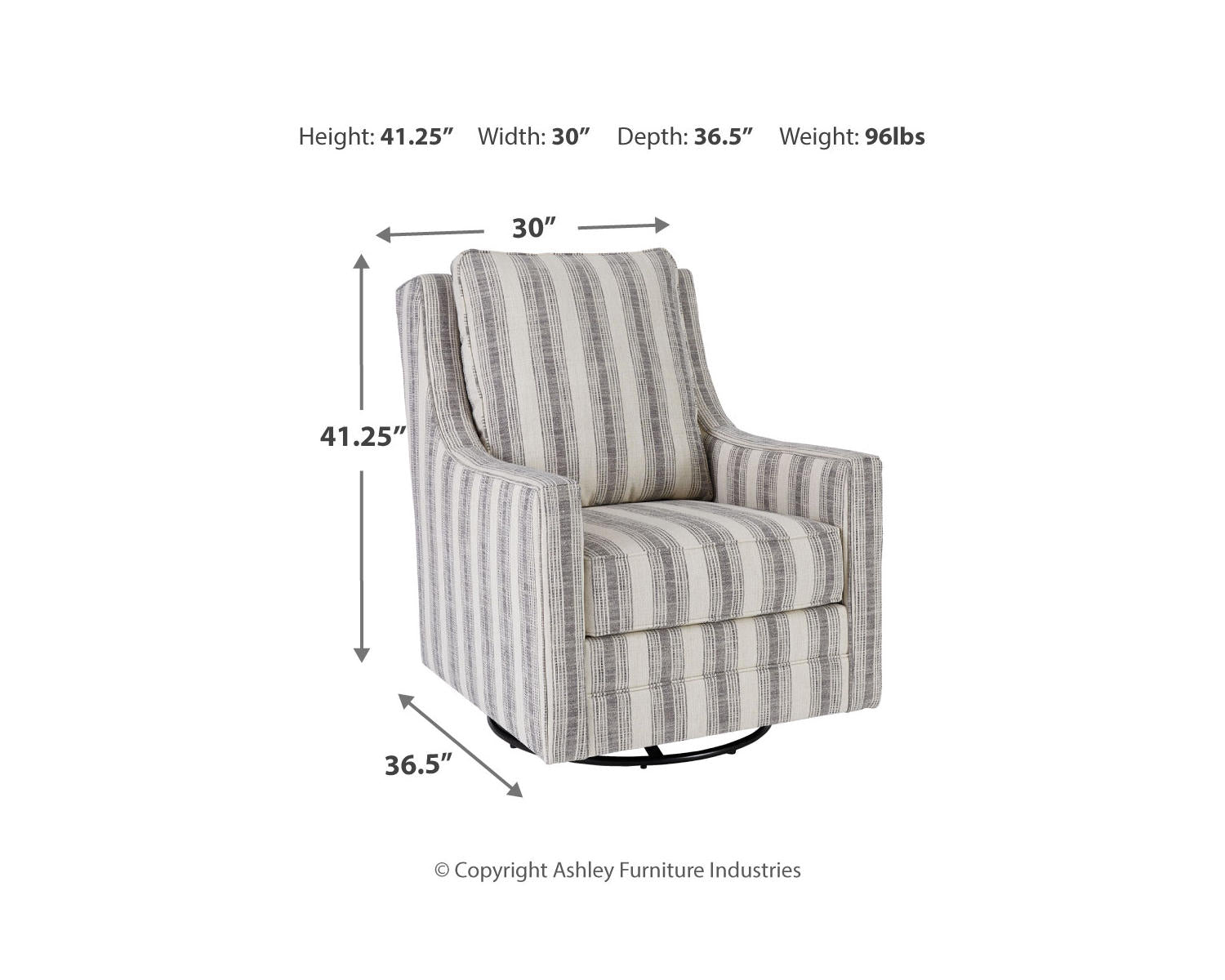 Kambria Swivel Glider Accent Chair