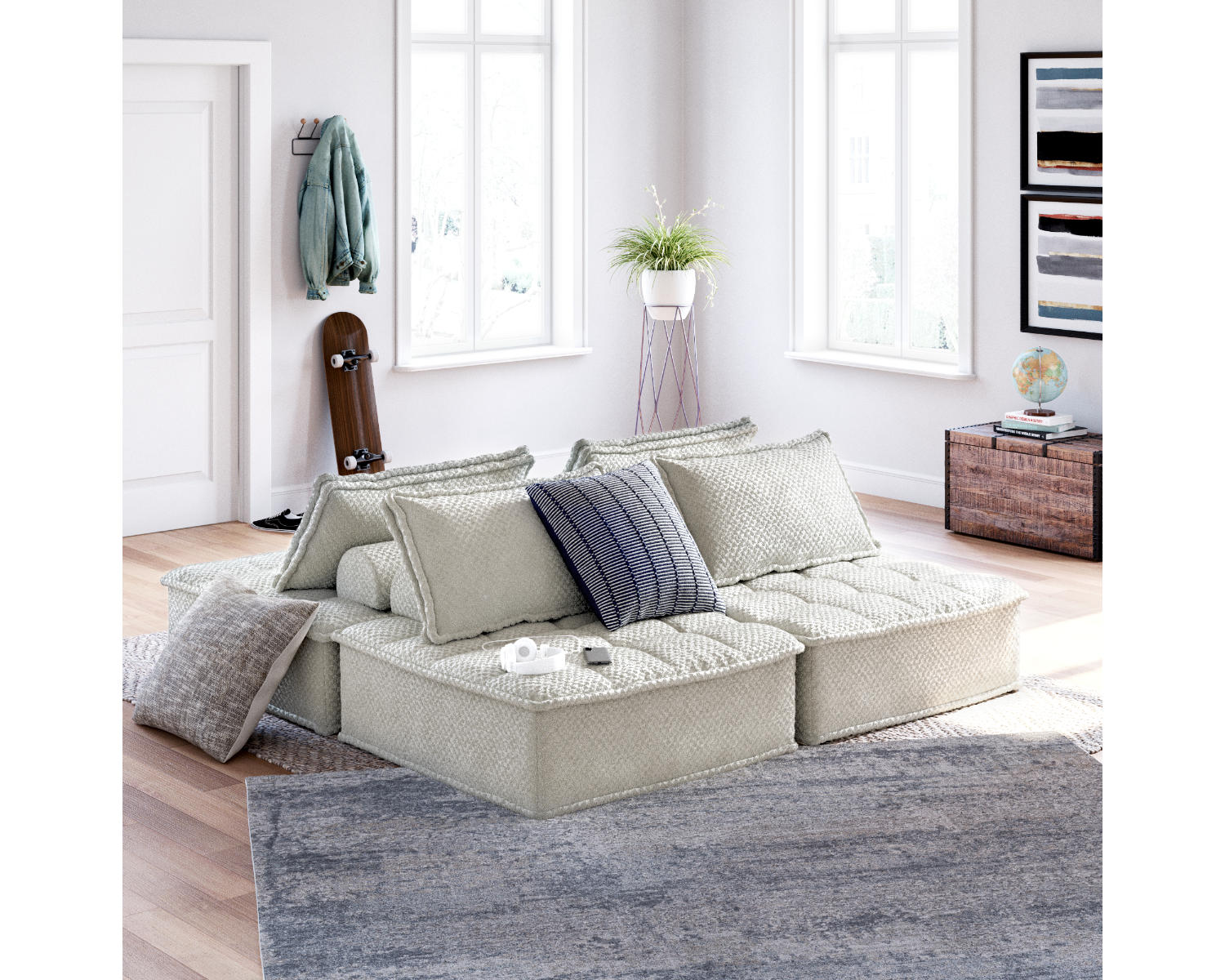 Bales 4-Piece Modular Seating