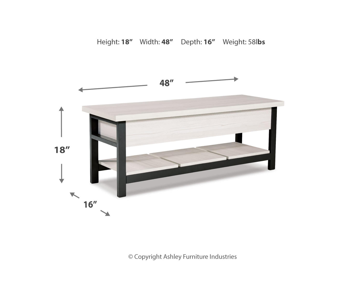 Rhyson Storage Bench
