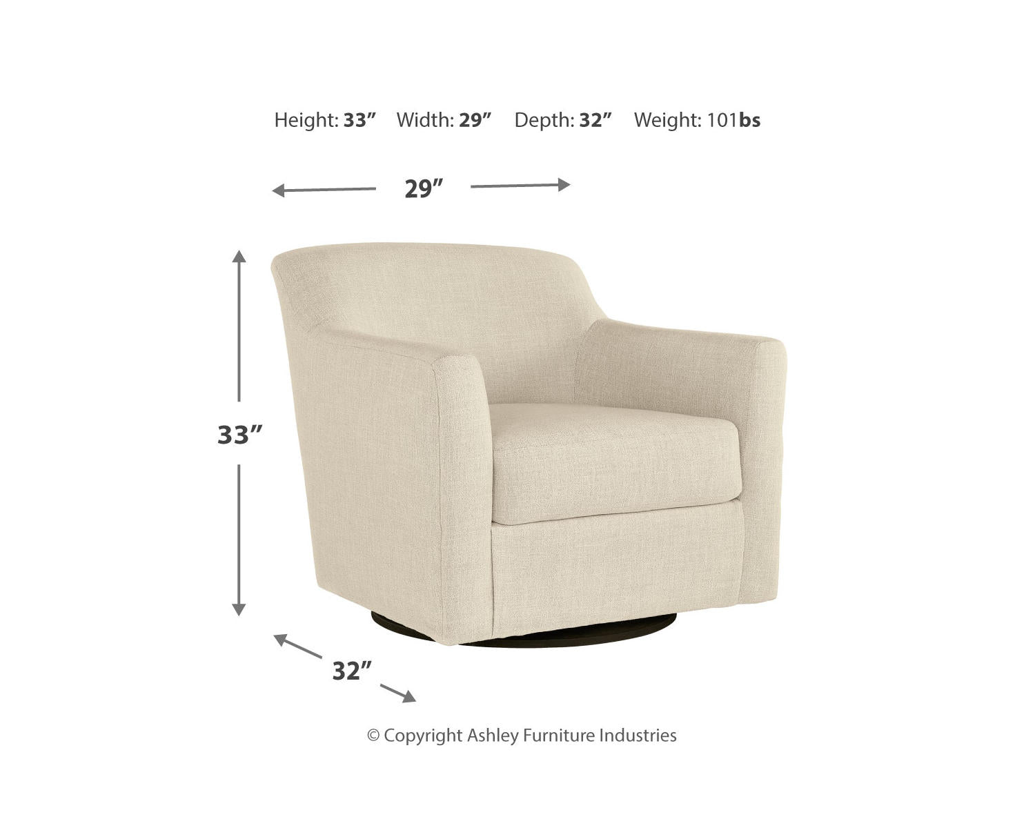 Bradney Swivel Accent Chair