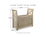 Fossil Ridge Accent Bench