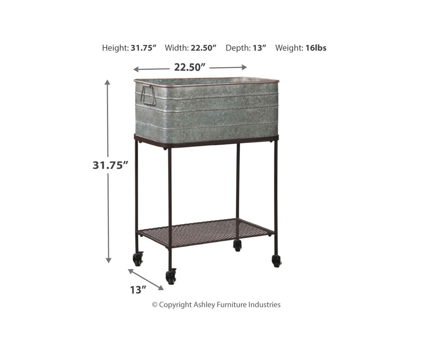 Vossman Beverage Tub