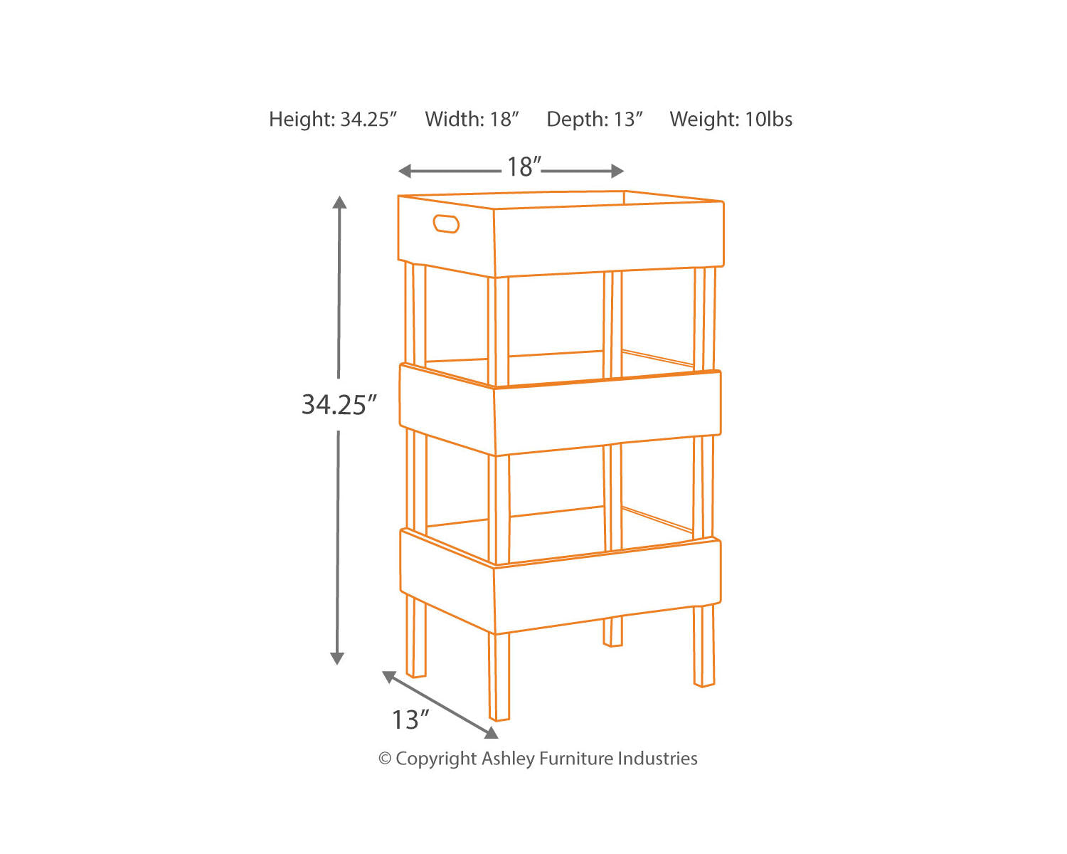 Yulton Storage Shelf