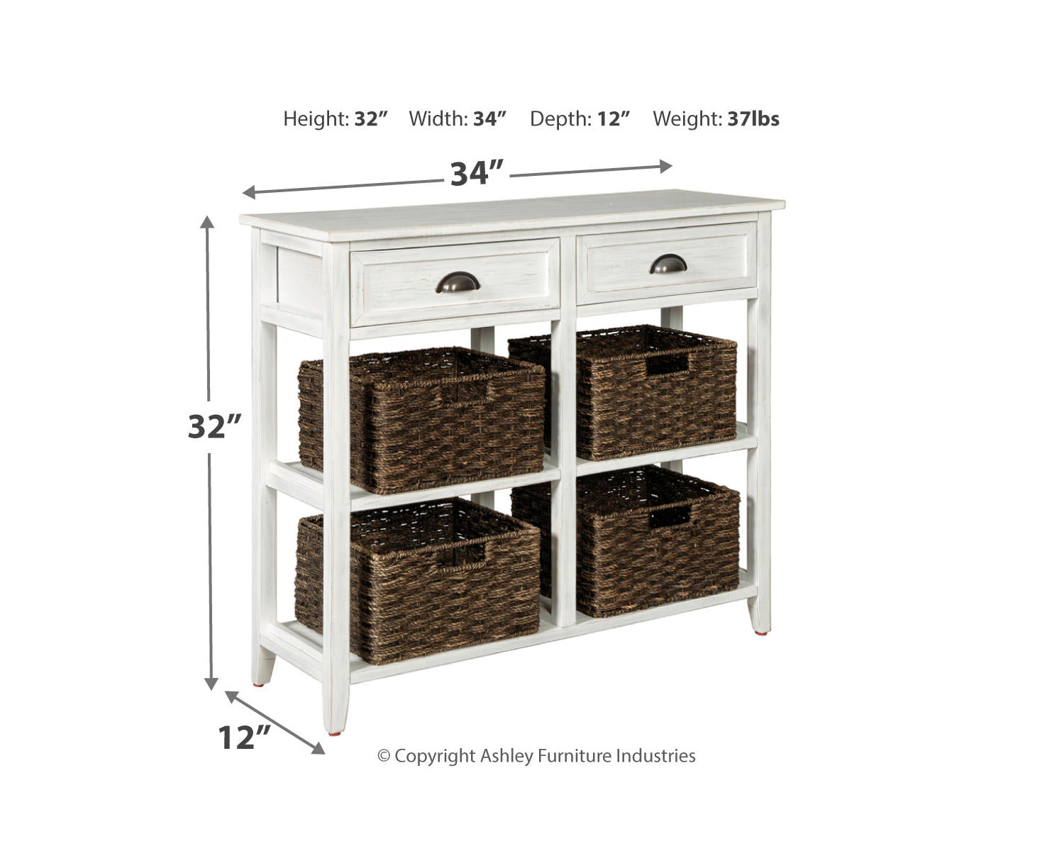 Oslember Sofa/Console Table