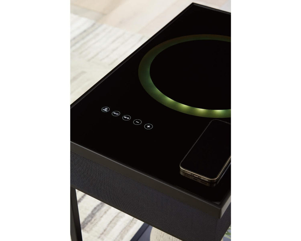 Mesa auxiliar Gemmet con altavoz